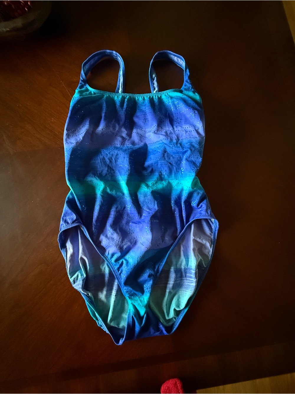 SESSA Women's One Piece Swimsuit in Vibrant Blues and Purples - Size 16